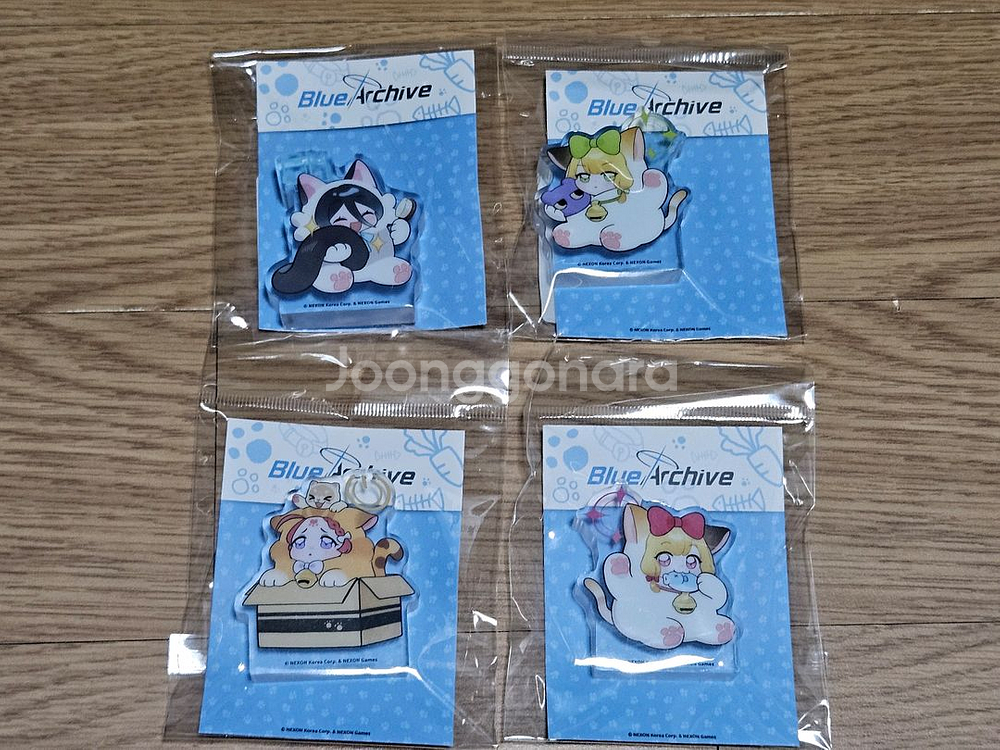 [미개봉] 블루아카이브 게임개발부 아크릴 코롯토 4종--0