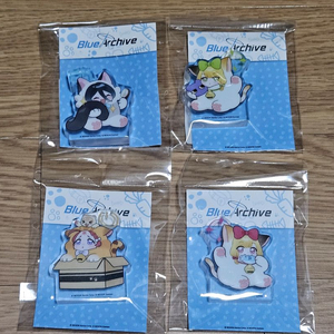 [미개봉] 블루아카이브 게임개발부 아크릴 코롯토 4종