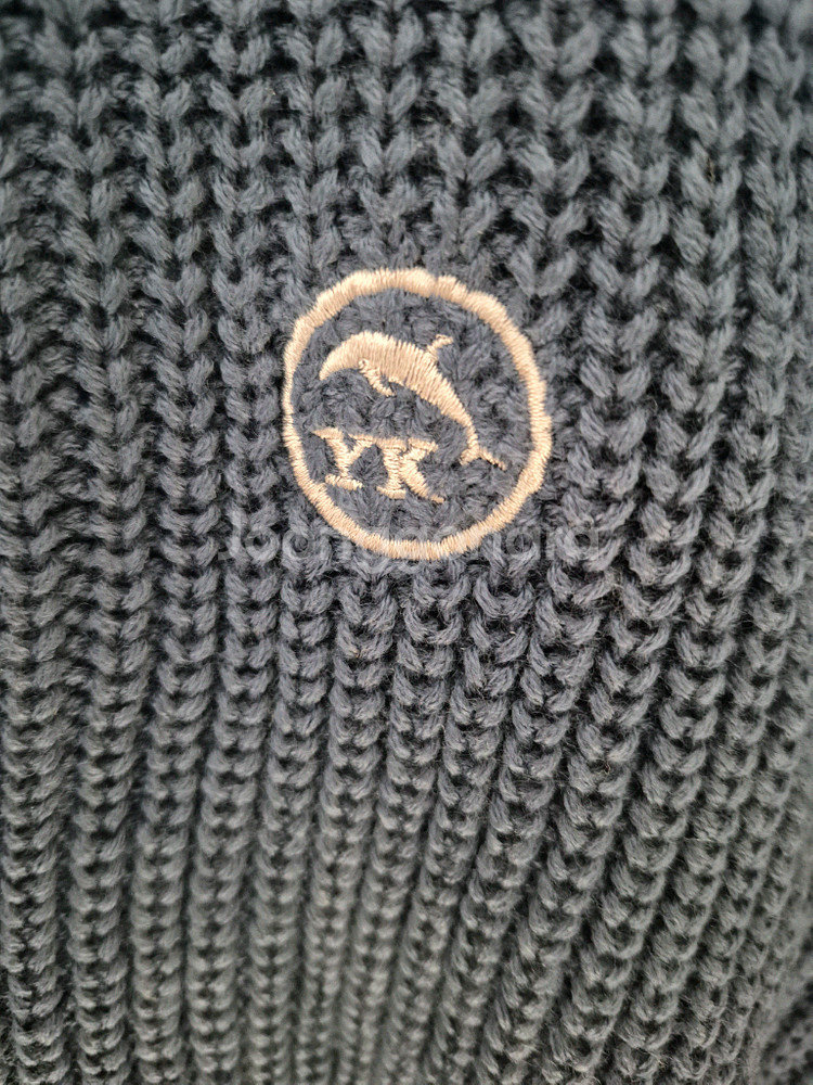 와이케이 니트베스트 (네이비)--2