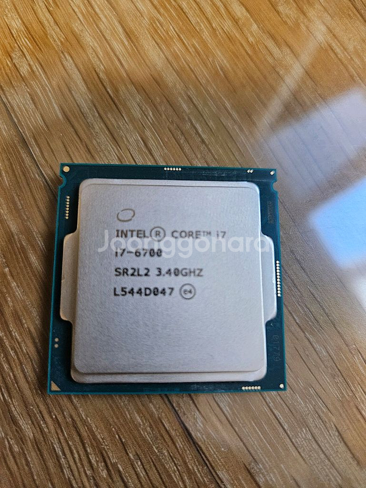 인텔 i7-6700 CPU입니다--0