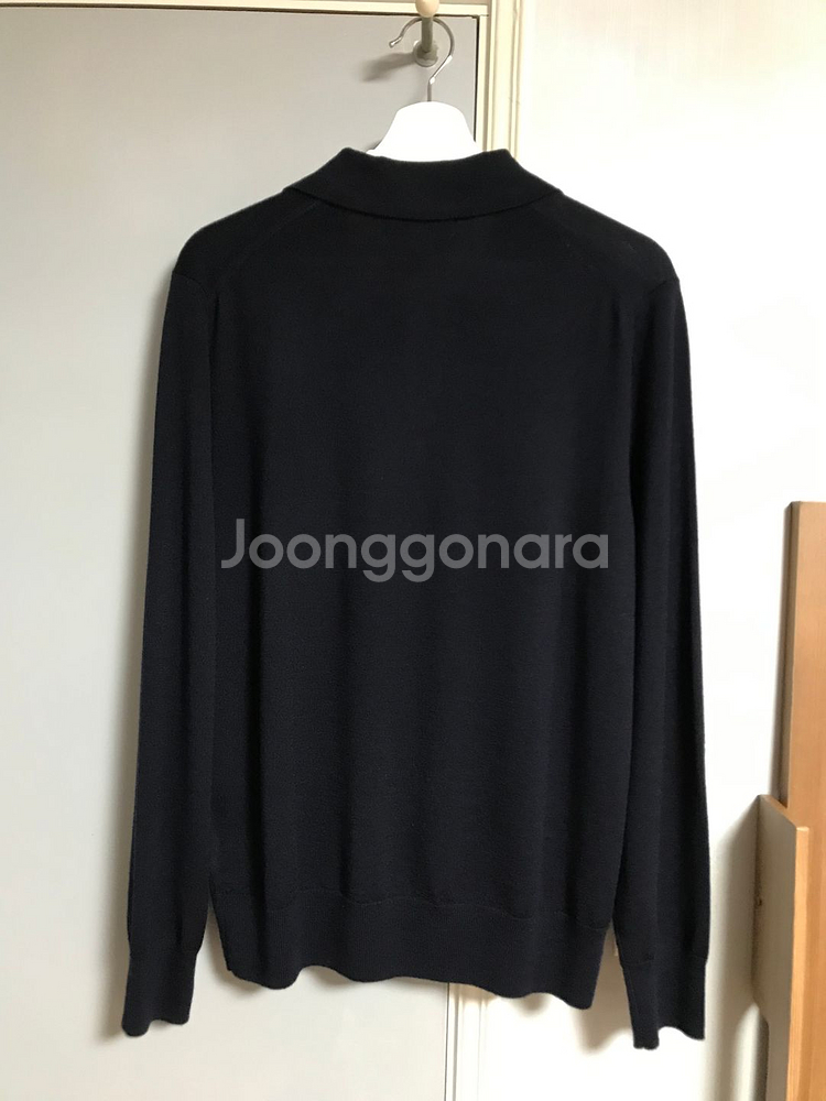 브룩스브라더스 메리노울 폴로 스웨터 네이비 M사이즈 팝니다.--2