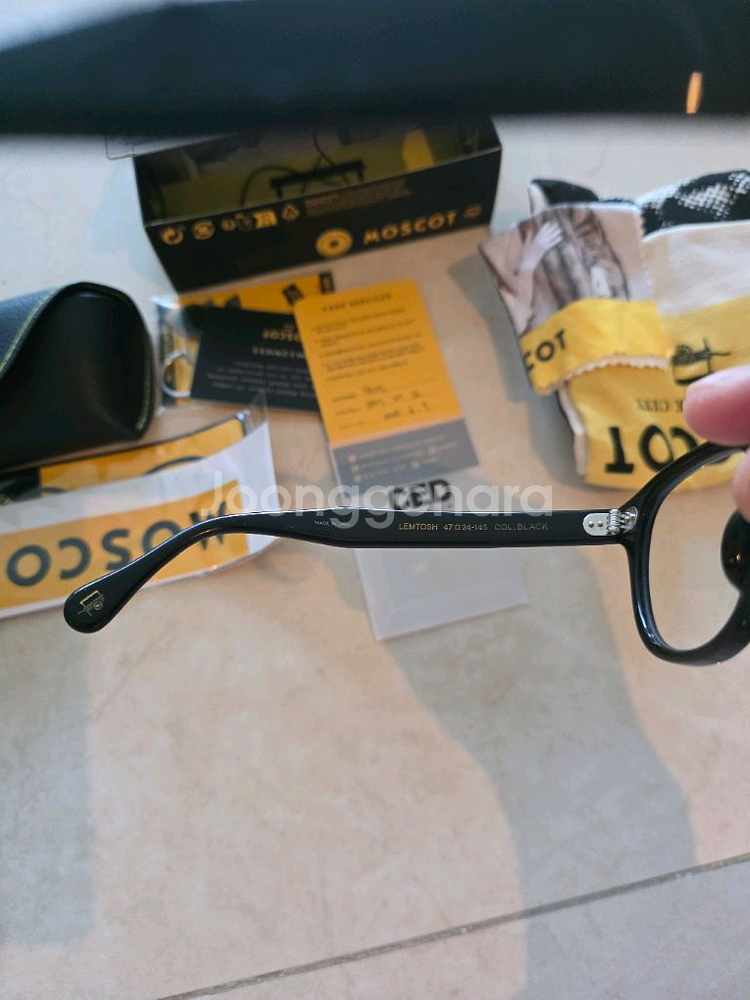 모스콧 램토쉬 블랙 47 사이즈 팝니다.--3