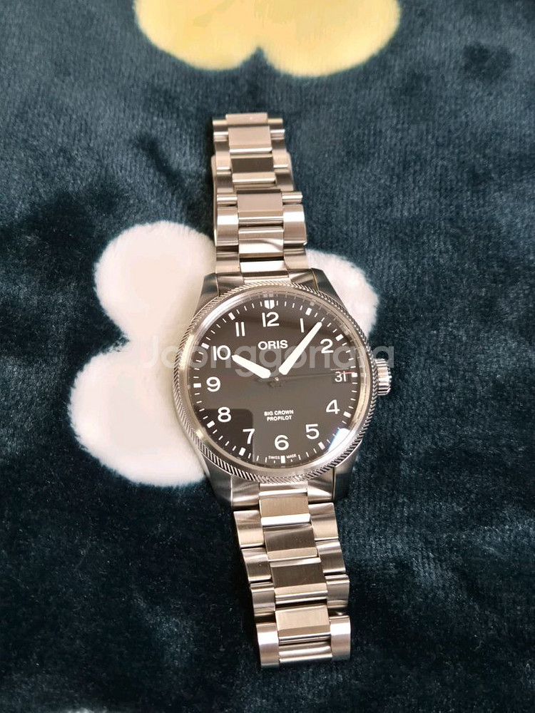 (새상품) 오리스 빅크라운 프로 파일럿 41mm 검판--0
