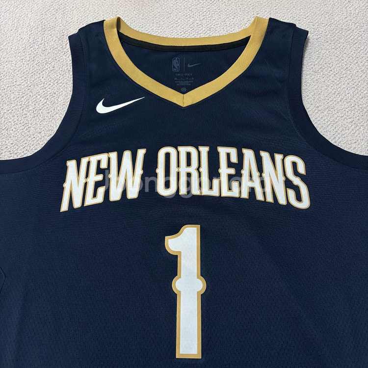 나이키 뉴올리언스 윌리엄스 유니폼 나시 저지 민소매 유니폼--1