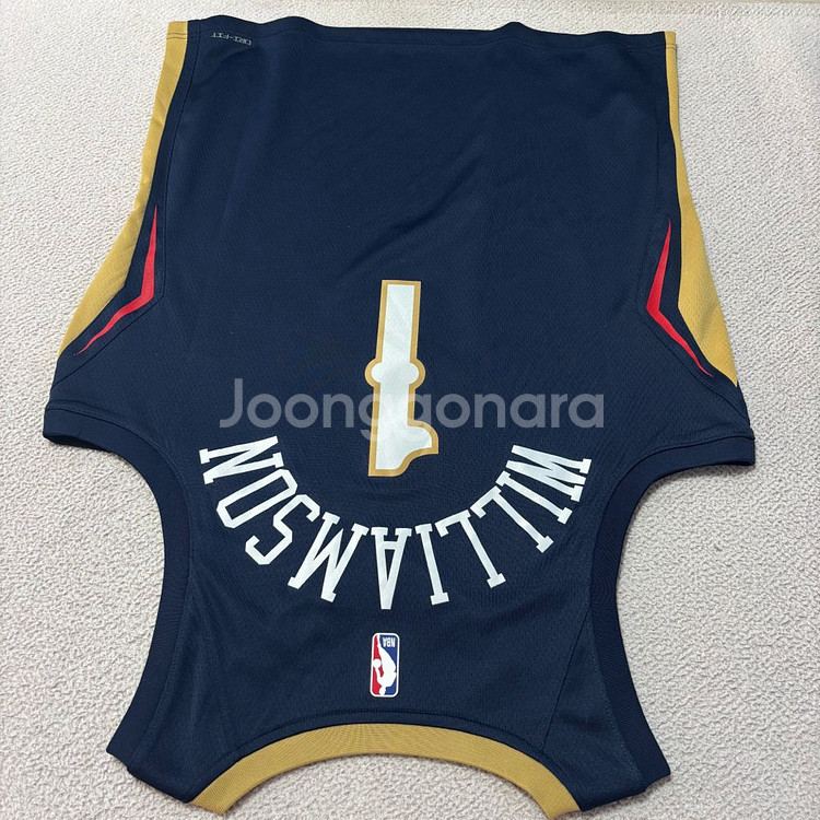 나이키 뉴올리언스 윌리엄스 유니폼 나시 저지 민소매 유니폼--3