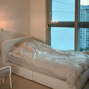 CLOUD 아쿠아텍스 패브릭 침대 프레임(슈퍼싱글 SS