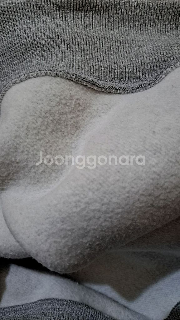 (무료배송)언더아머 그레이 기모 프린팅 후드티(XL)--2