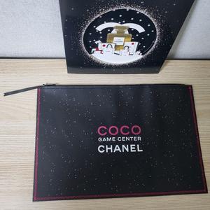 정품) 샤넬 납짝 파우치 (코스메틱)