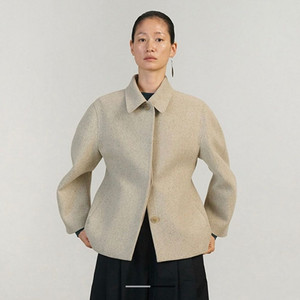 아모멘토 아워글래스 아워글라스 코트 베이지 오트밀