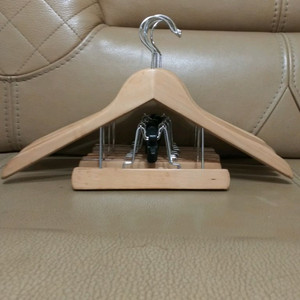 원목 상하의옷걸이 5개