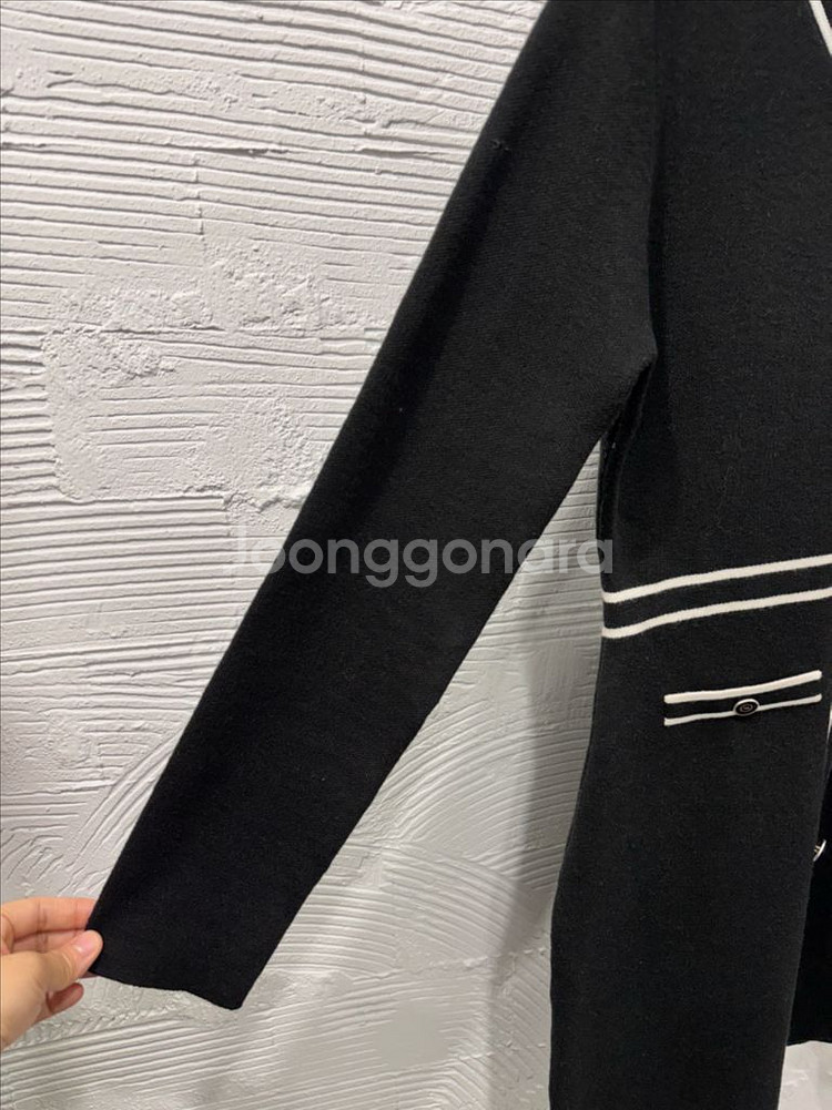 (11/2업뎃) 룩캐스트 블랙 미니 니트원피스--2