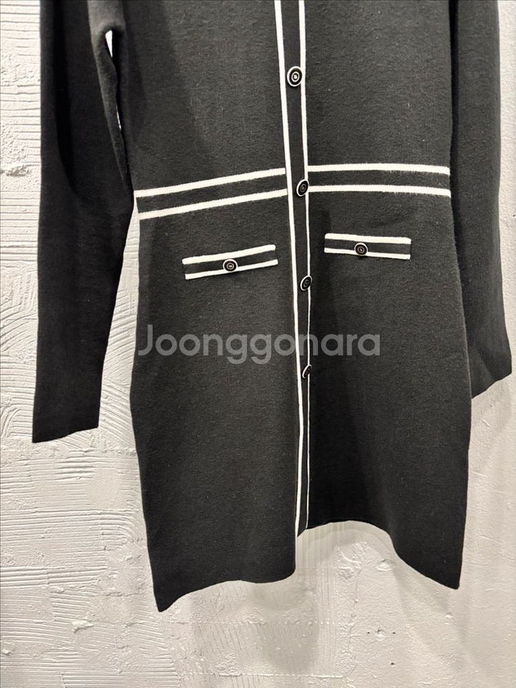 (11/2업뎃) 룩캐스트 블랙 미니 니트원피스--3