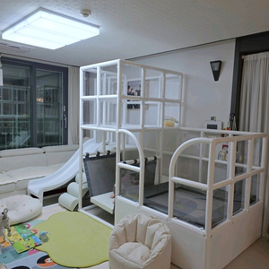 플레이가드 정글짐 (다락방, 올화이트) 1년미만 *분해완료