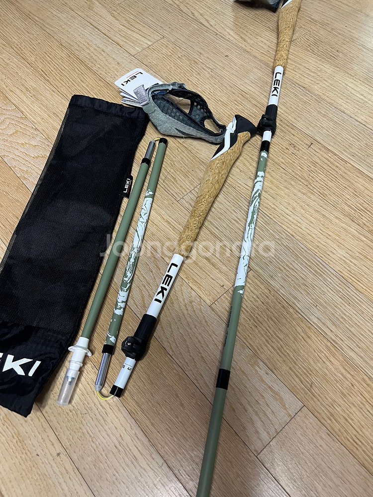 레키 leki 노르딕워킹 트런 다목적 카본스틱--6