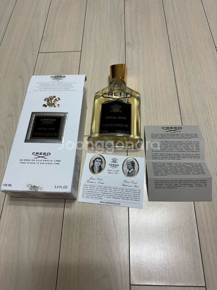 크리드 로얄오드 오드뚜왈렛 100ml--0