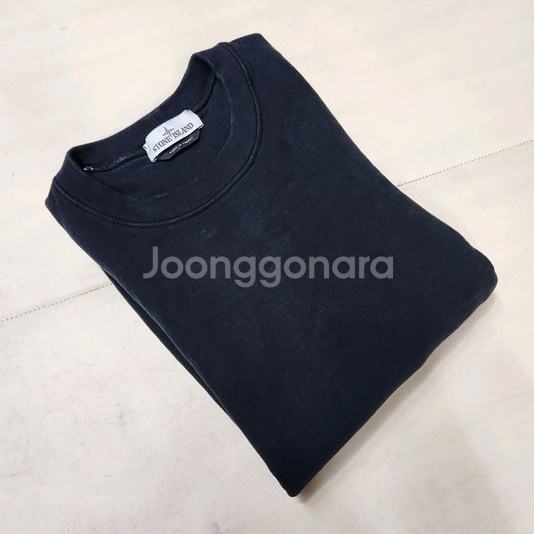정품 스톤아일랜드 남성 기모 맨투맨 티셔츠 L--1
