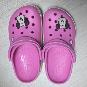 크록스 핑크 미니마우스 샌들 C12