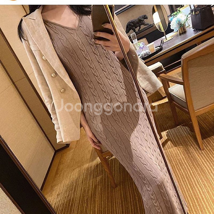 더로랑 니트원피스 울캐시미어버전 새상품--1