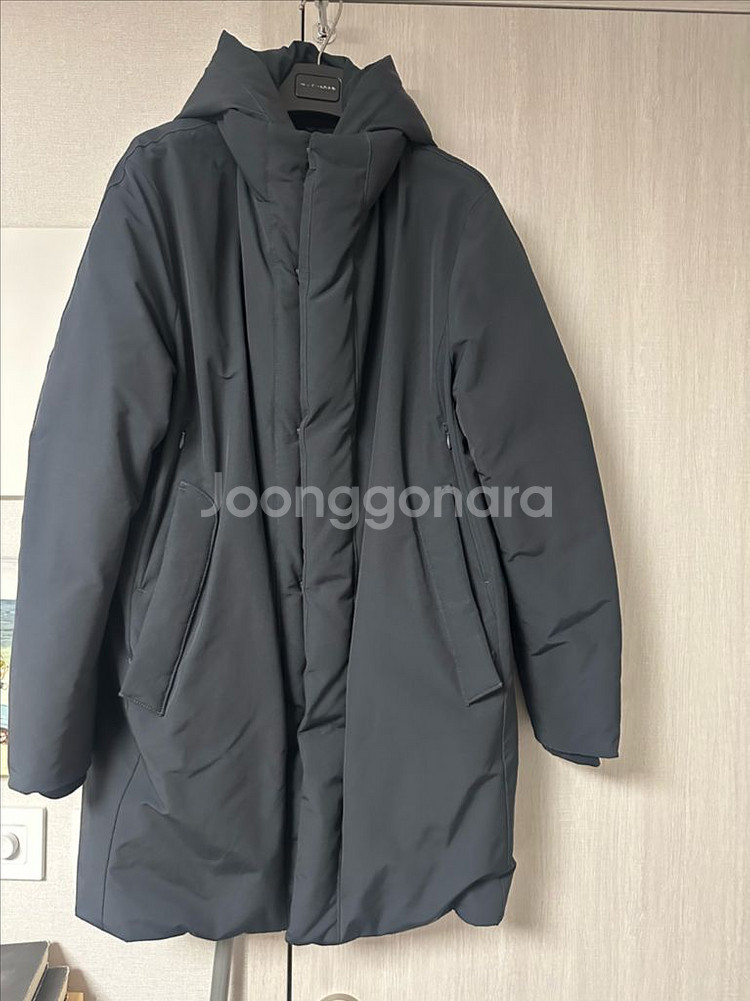 타임옴므 디테처블 후드 구스다운 점퍼--6