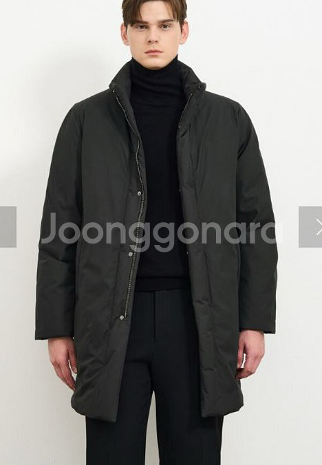 타임옴므 디테처블 후드 구스다운 점퍼--3