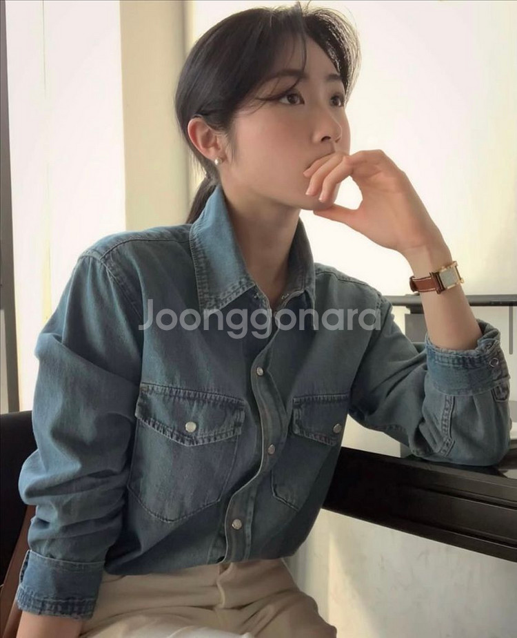 모아빈 자체제작 아르떼 청남방 새상품--0