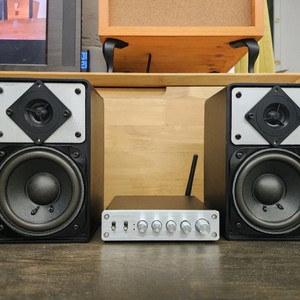 북셸프 스피커 + 앰프 세트