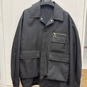 솔리드옴므 쉘파카 자켓 블랙 사이즈 48