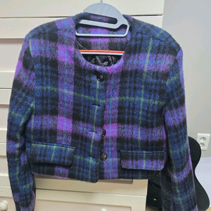 체크 패턴 자켓