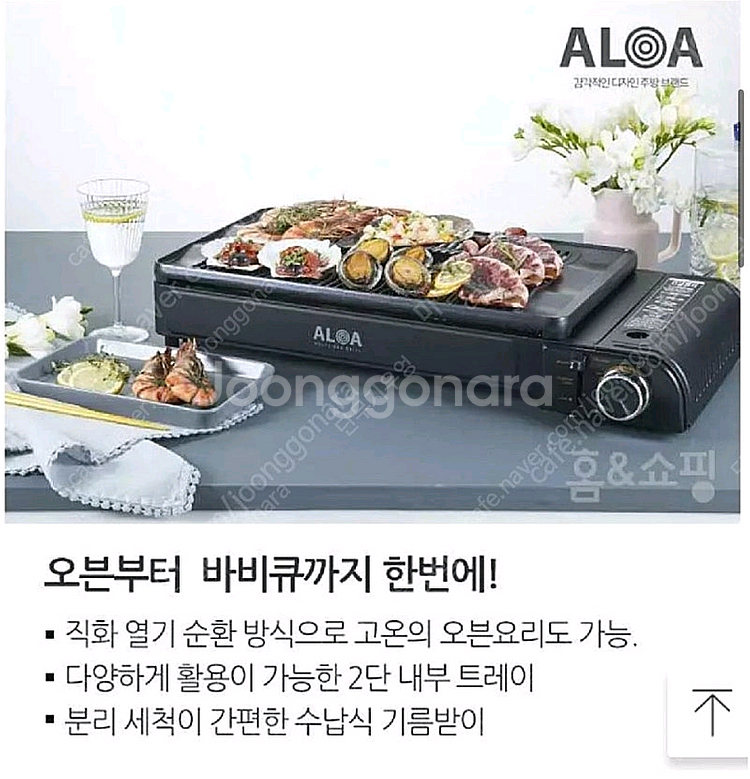 ALOA 전기 바베큐 그릴 세트--1