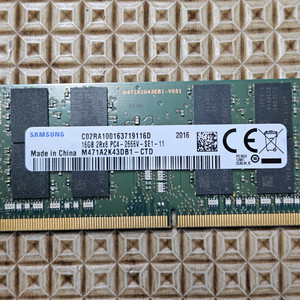 삼성 노트북 메모리 DDR4 2666v 16G 팝니다.