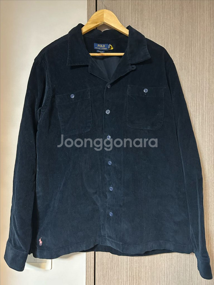 폴로 랄프로렌 네이비 코듀로이 셔츠 자켓 L(105)--0