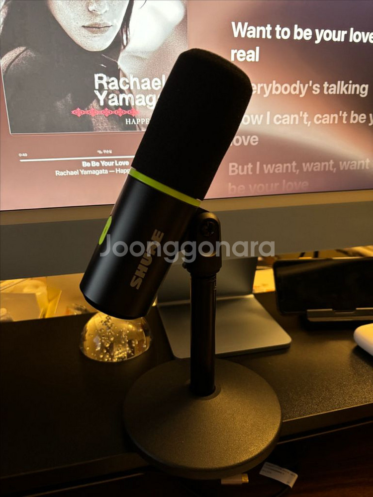 슈어 MV6 다이나믹 마이크 + 스탠드 세트--3