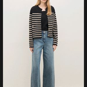 24 더 캐시미어 하이라이즈 레그 데님 팬츠55