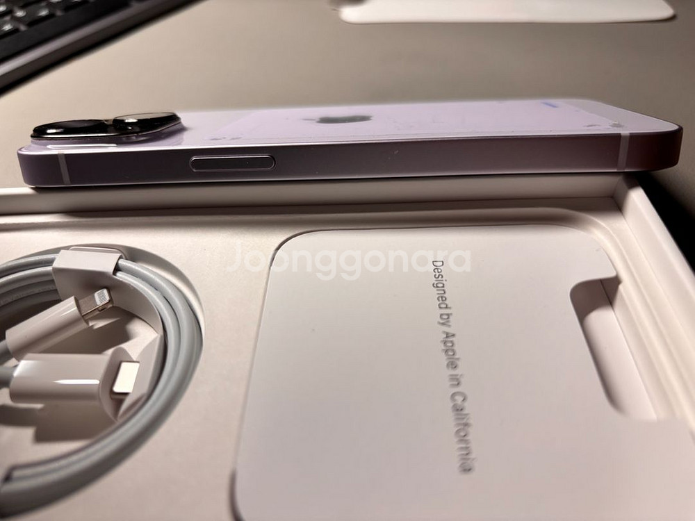 아이폰14 256기가 퍼플--1