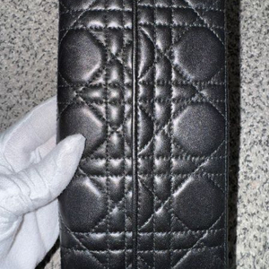 Dior 디올 클래식 램스킨 레더 장지갑 (BLACK)