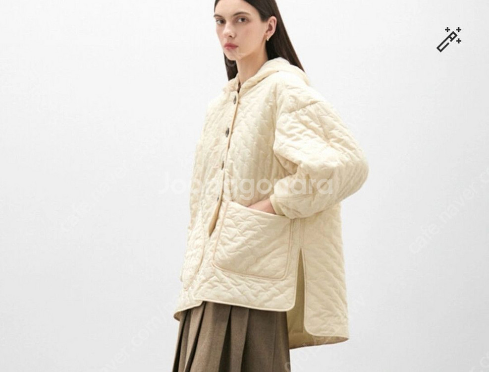 새상품> 엔폴드 퀄팅 패딩 자켓36--0