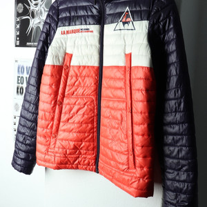 W(S) 르꼬끄 패딩 점퍼자켓 작은얼룩 경량 컬러믹스