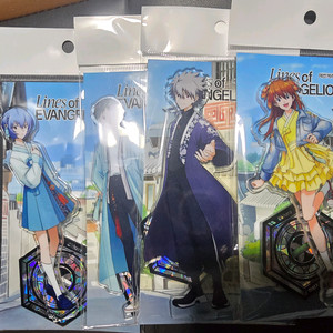 에반게리온 전시회 한복 아크릴 스탠드