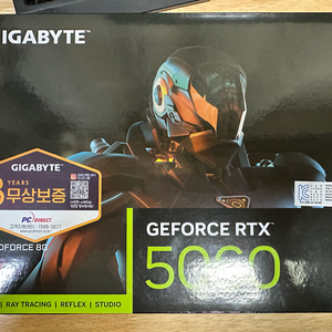 기가바이트 RTX 5060 그래픽카드 새상품팝니다.