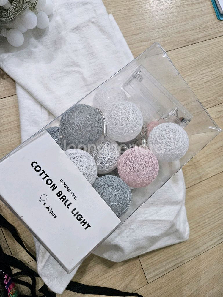 캠핑전구램프 세트 (앵두,코튼,가랜드,스트링 led)--4