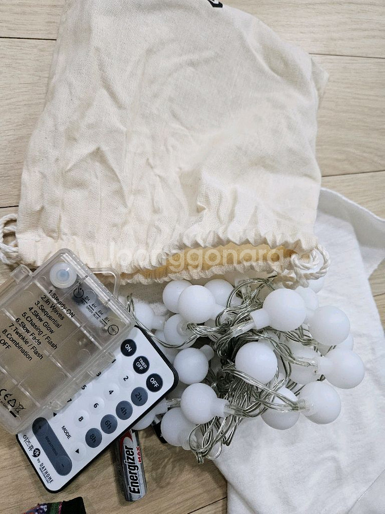 캠핑전구램프 세트 (앵두,코튼,가랜드,스트링 led)--3