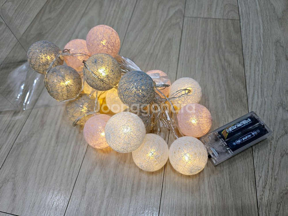 캠핑전구램프 세트 (앵두,코튼,가랜드,스트링 led)--7