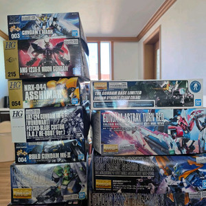 hg mg건담 프라모델들 팝니다