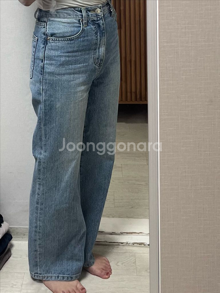 유메르 umer 데님 유메르청바지 숏버전xs사이즈(25--6