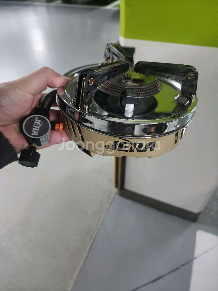 제라 강염버너 휴대용 이소가스 전용 팝니다--0