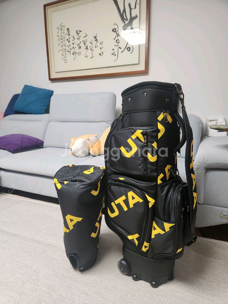 국내무료배송 골프백 캐디백 트롤리 바퀴형 ( 말본 유타--0