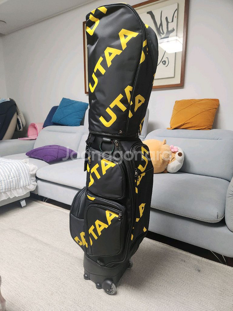 국내무료배송 골프백 캐디백 트롤리 바퀴형 ( 말본 유타--1