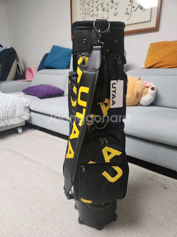 국내무료배송 골프백 캐디백 트롤리 바퀴형 ( 말본 유타--4