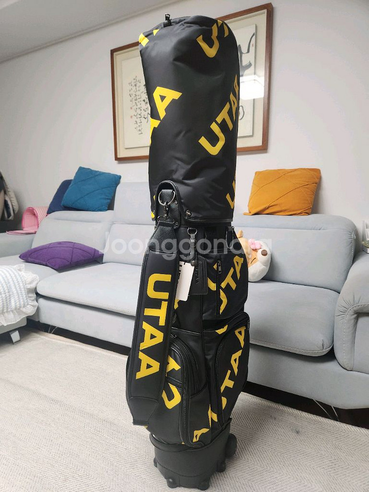 국내무료배송 골프백 캐디백 트롤리 바퀴형 ( 말본 유타--2