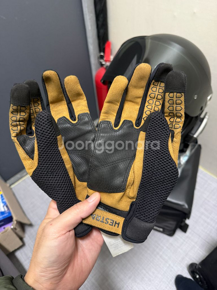 헤스트라 라이딩, 오토바이 장갑 올바이커 블랙--1